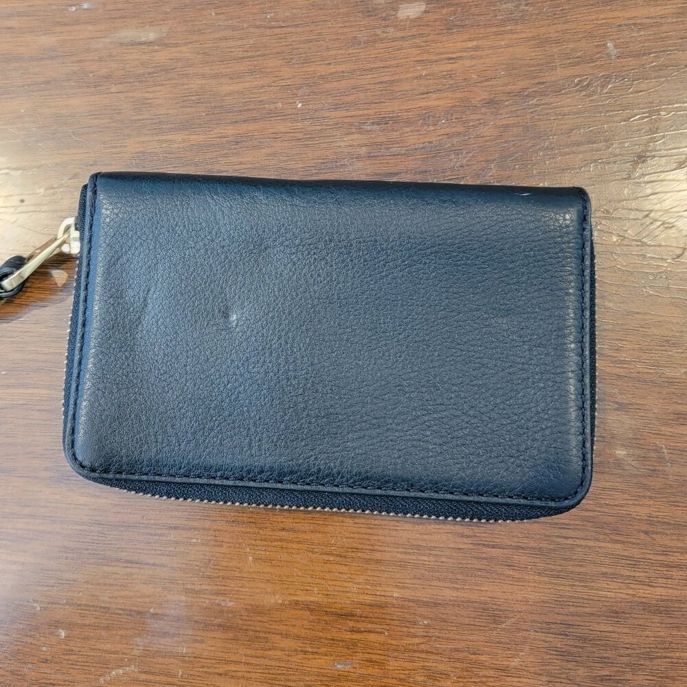 NWT Marc by Marc Jacobs Black Leather Wristlet/Wallet Flawed - Picture 10 of 14